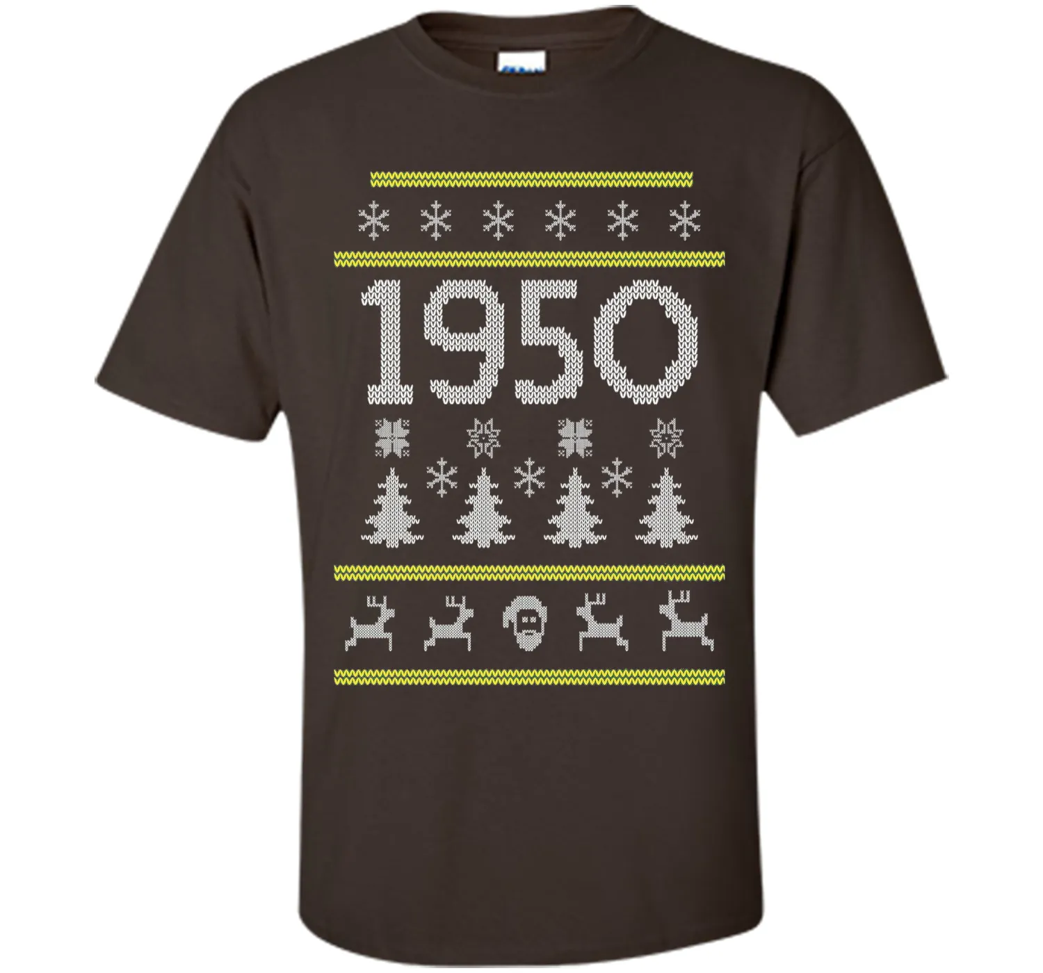 1950 Ugly Christmas Sweater Birthday Gift T-Shirt