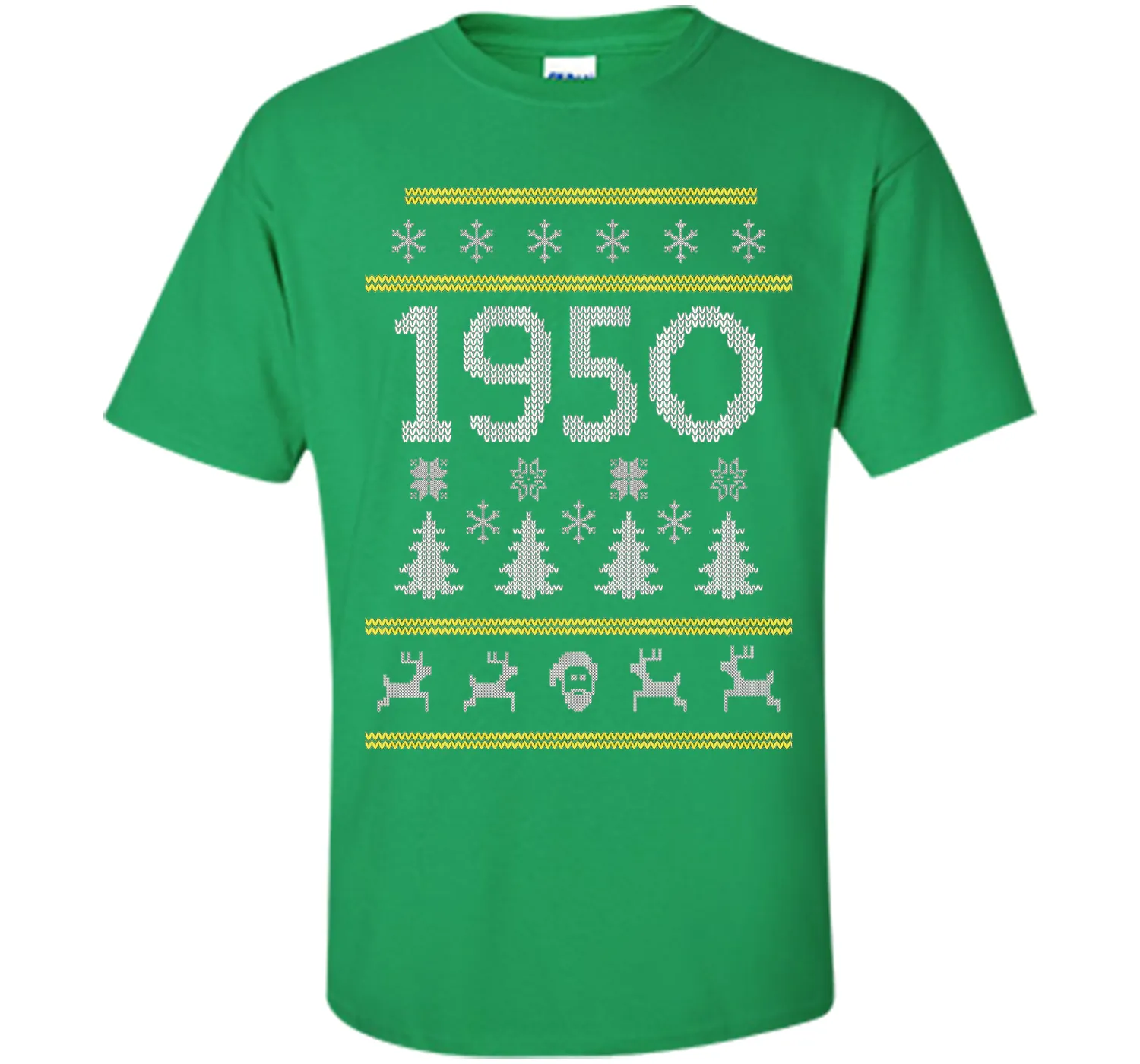 1950 Ugly Christmas Sweater Birthday Gift T-Shirt