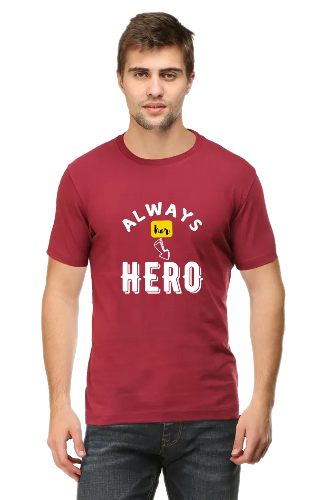 Always Her Hero Plus Size Men's T-Shirt