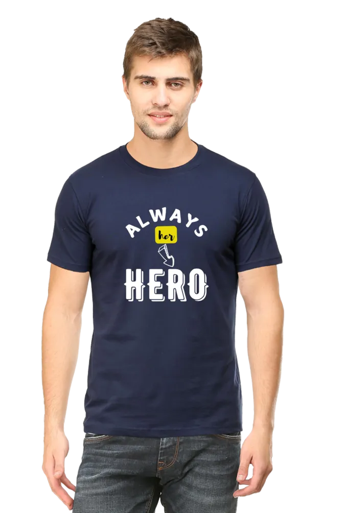 Always Her Hero Plus Size Men's T-Shirt