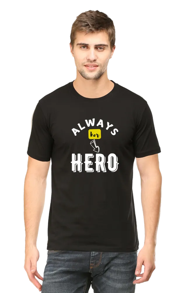 Always Her Hero Plus Size Men's T-Shirt