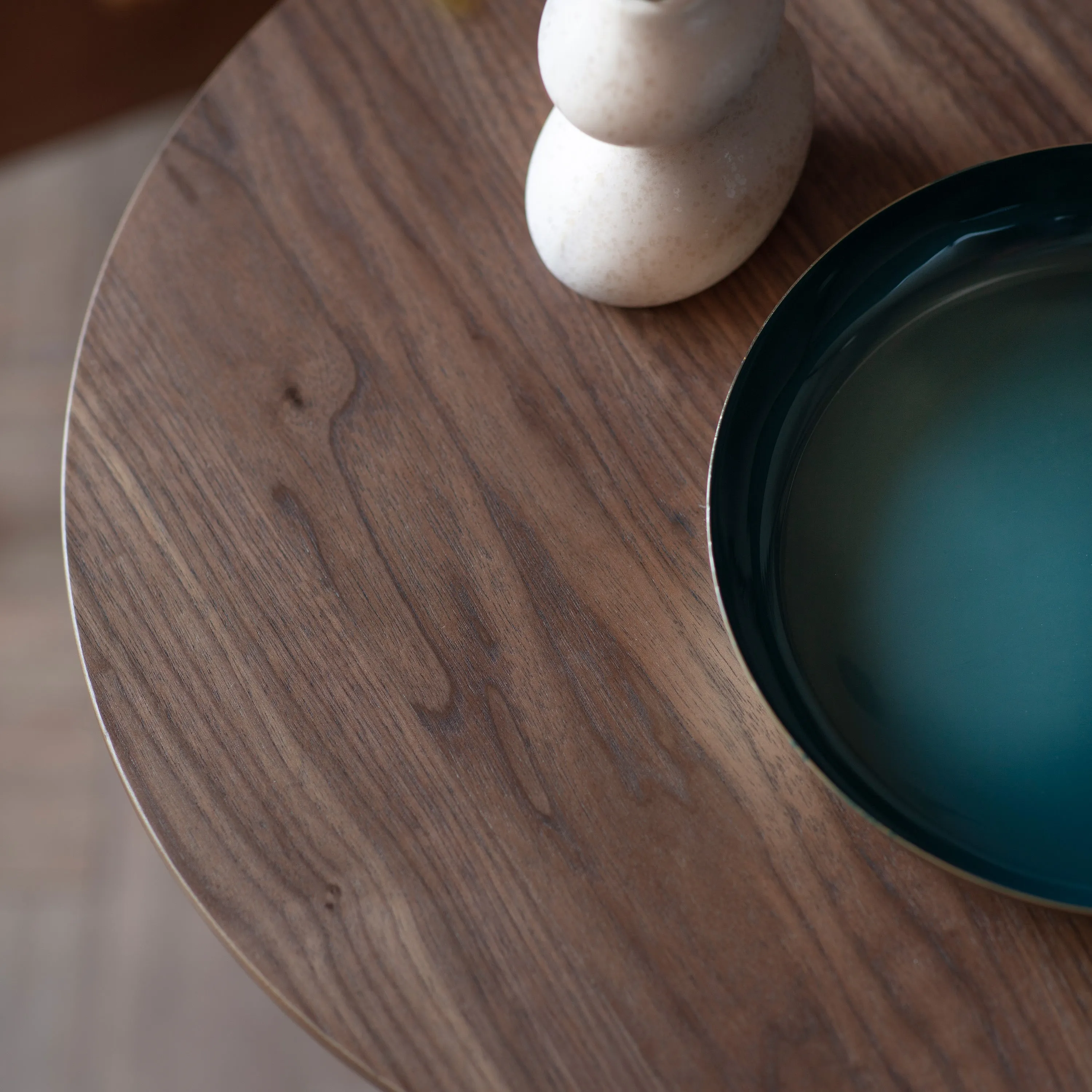 Amos Burley Side Table Walnut
