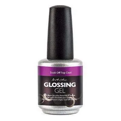 Artistic Nail Design Glossing Gel Soak Off Top Coat 0.5 oz