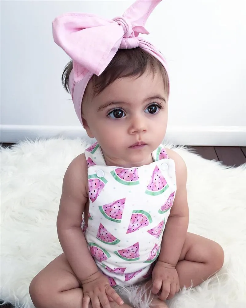 Baby Watermelon Sleeveless Romper