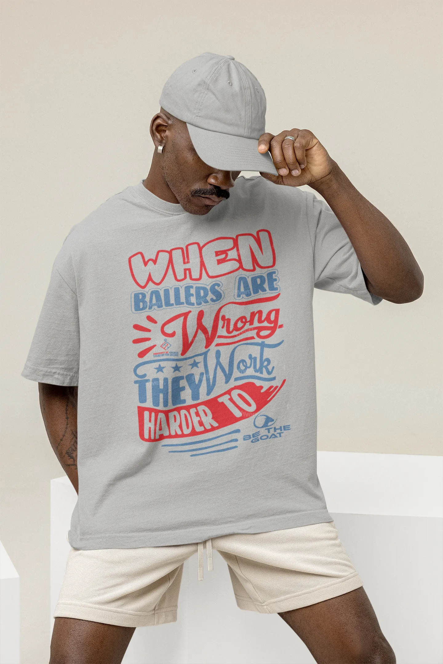 Basketball T-Shirt When Ballers Are Wrong They Work Harder To Be The Goat Men's Women's Unisex Shirt