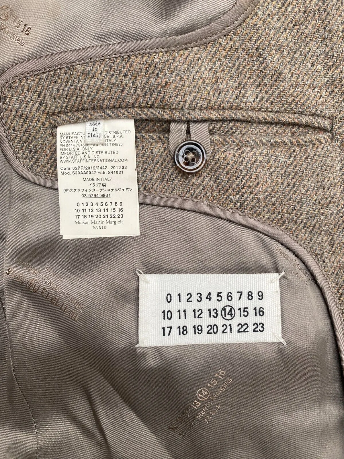 Beige Wool Coat