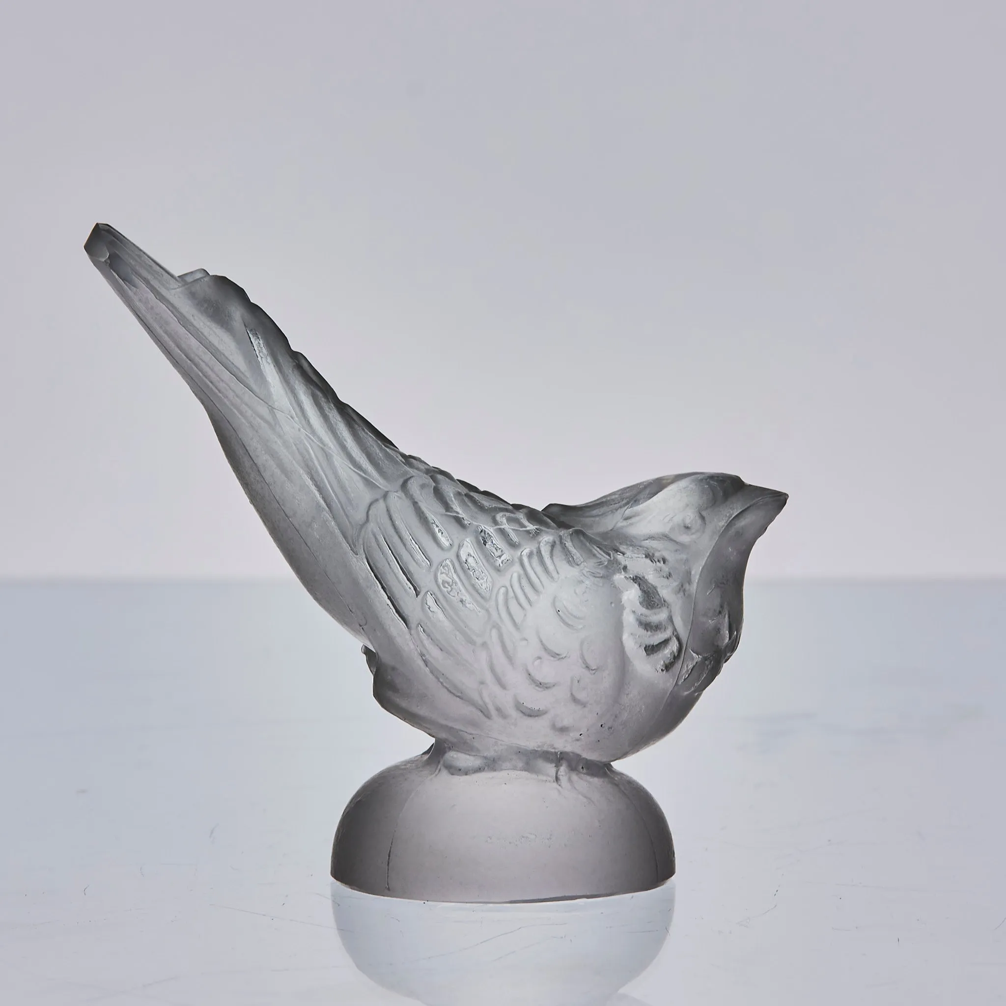 Bohemian Glass "Singing Bird"
