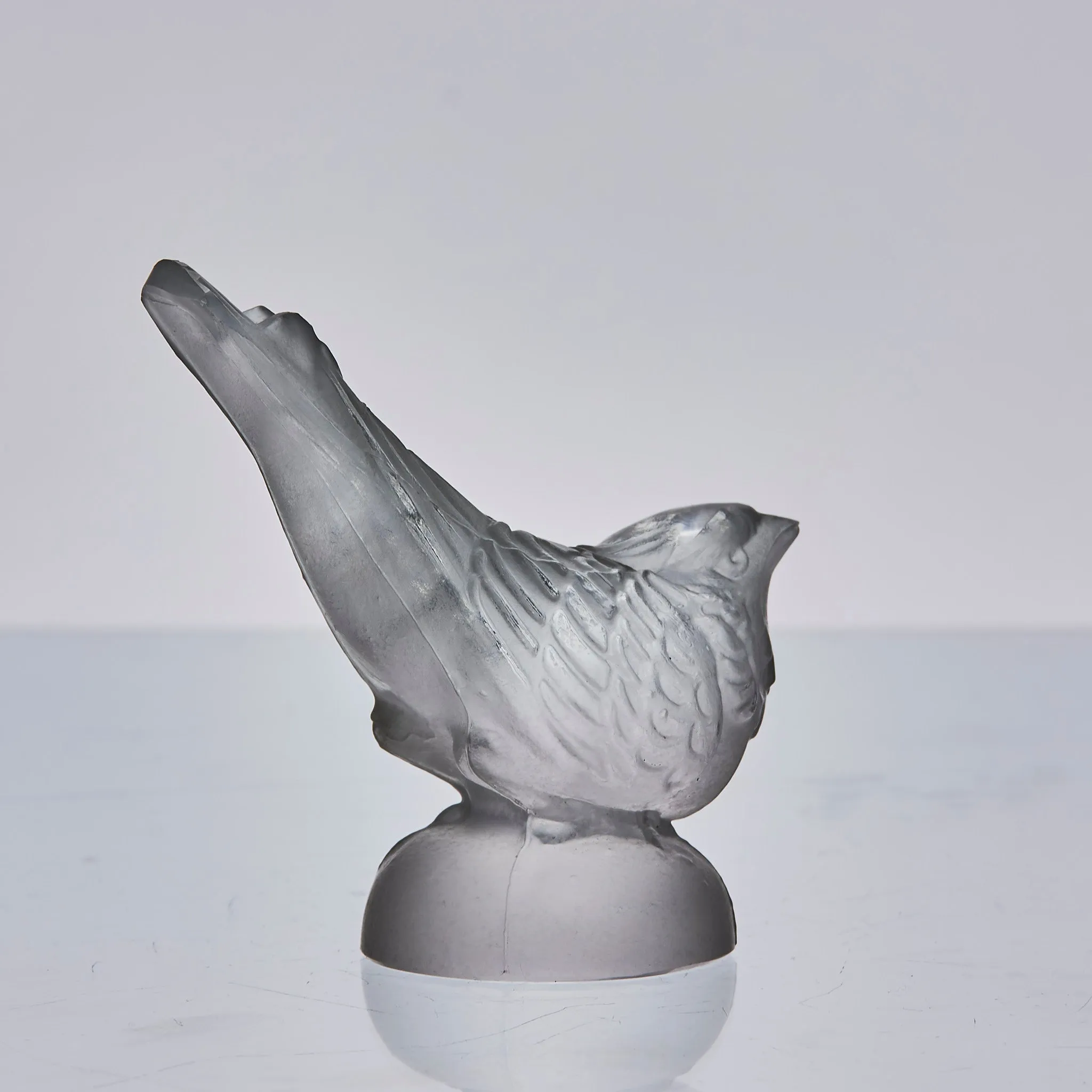 Bohemian Glass "Singing Bird"