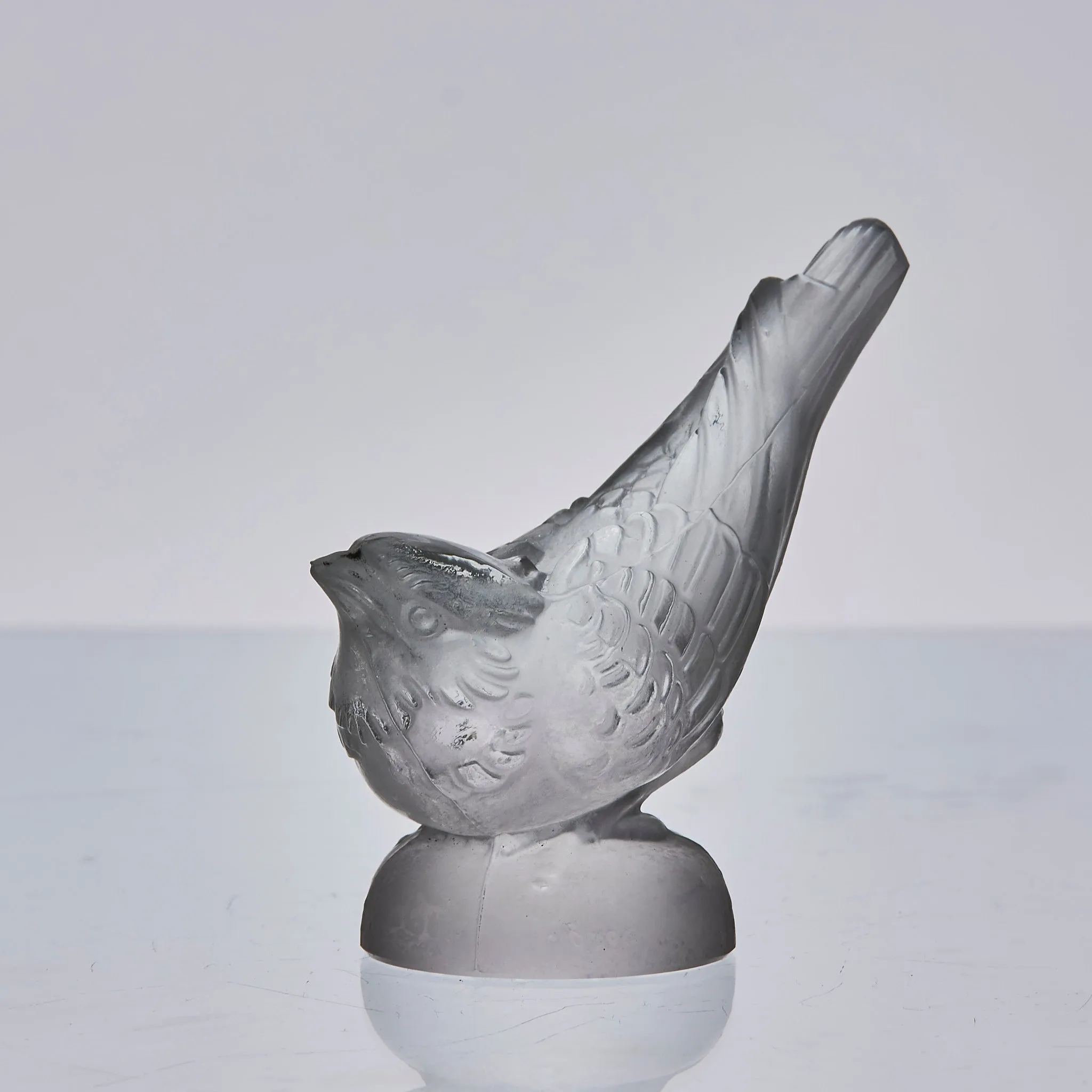 Bohemian Glass "Singing Bird"