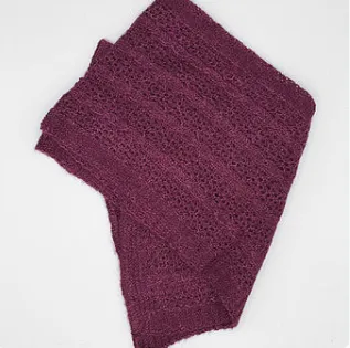 BOLD Cable and Lace Scarf