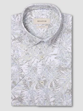 Bugatchi - Miles Short Sleeve Modern Fit Shirt - OOOHCotton Tech - 8 way Stretch - GF9247F40