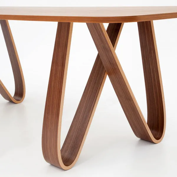 Butterfly Dining Table With White Marble Top - Tonin Casa