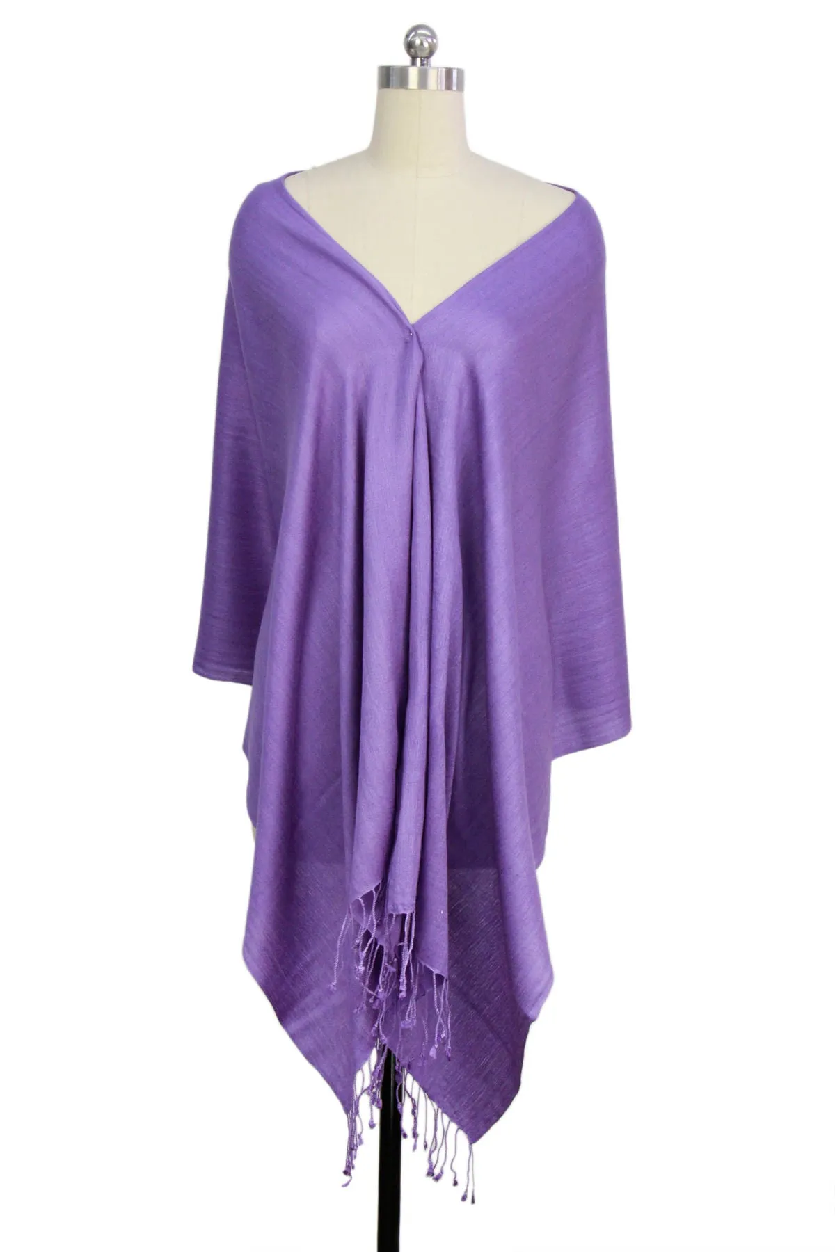Cashmere Fringe Wrap Scarf