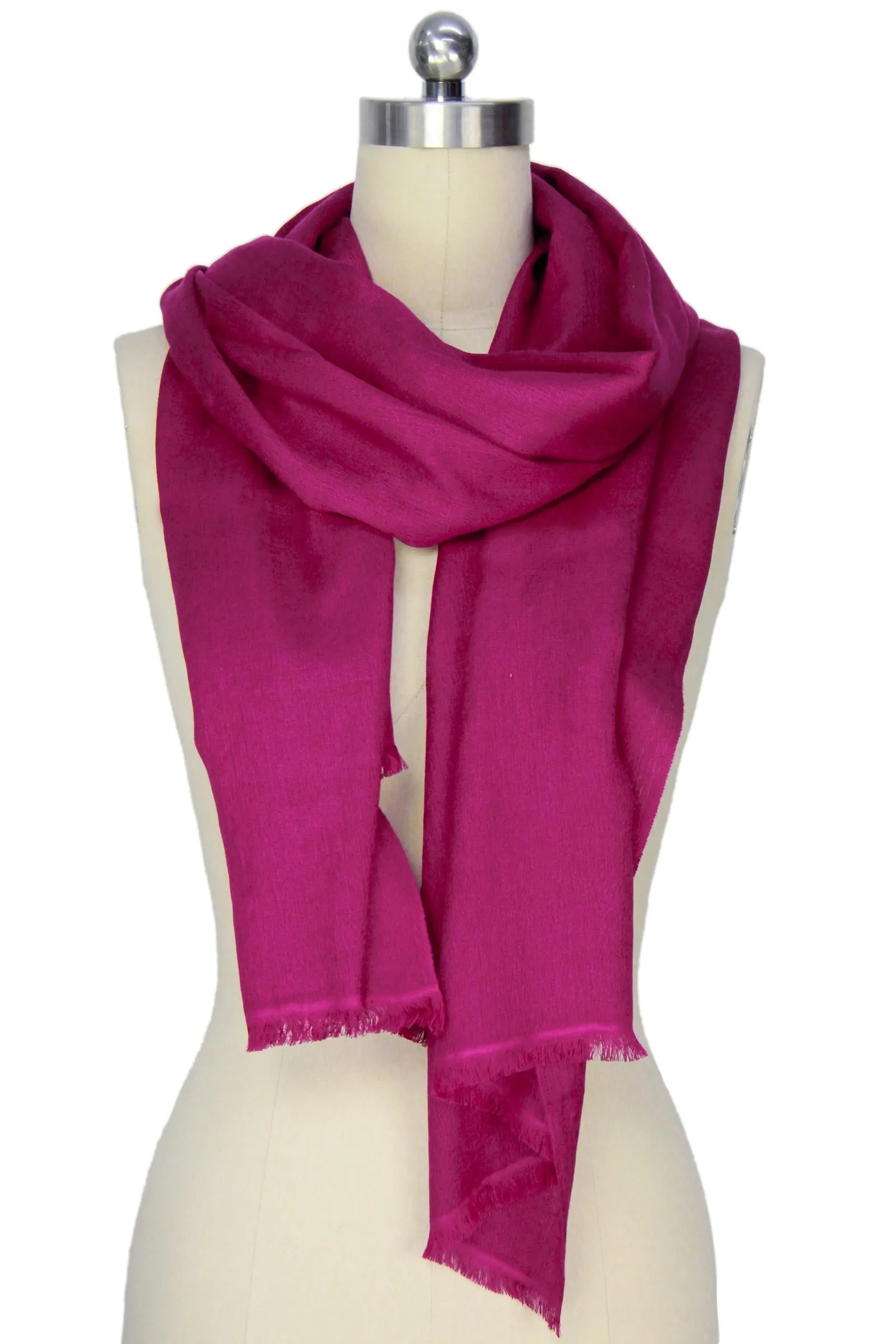 Cashmere Fringe Wrap Scarf
