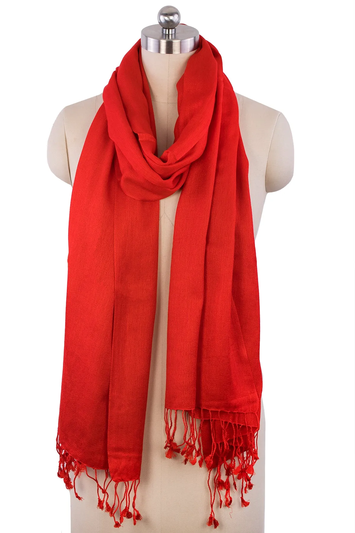 Cashmere Fringe Wrap Scarf