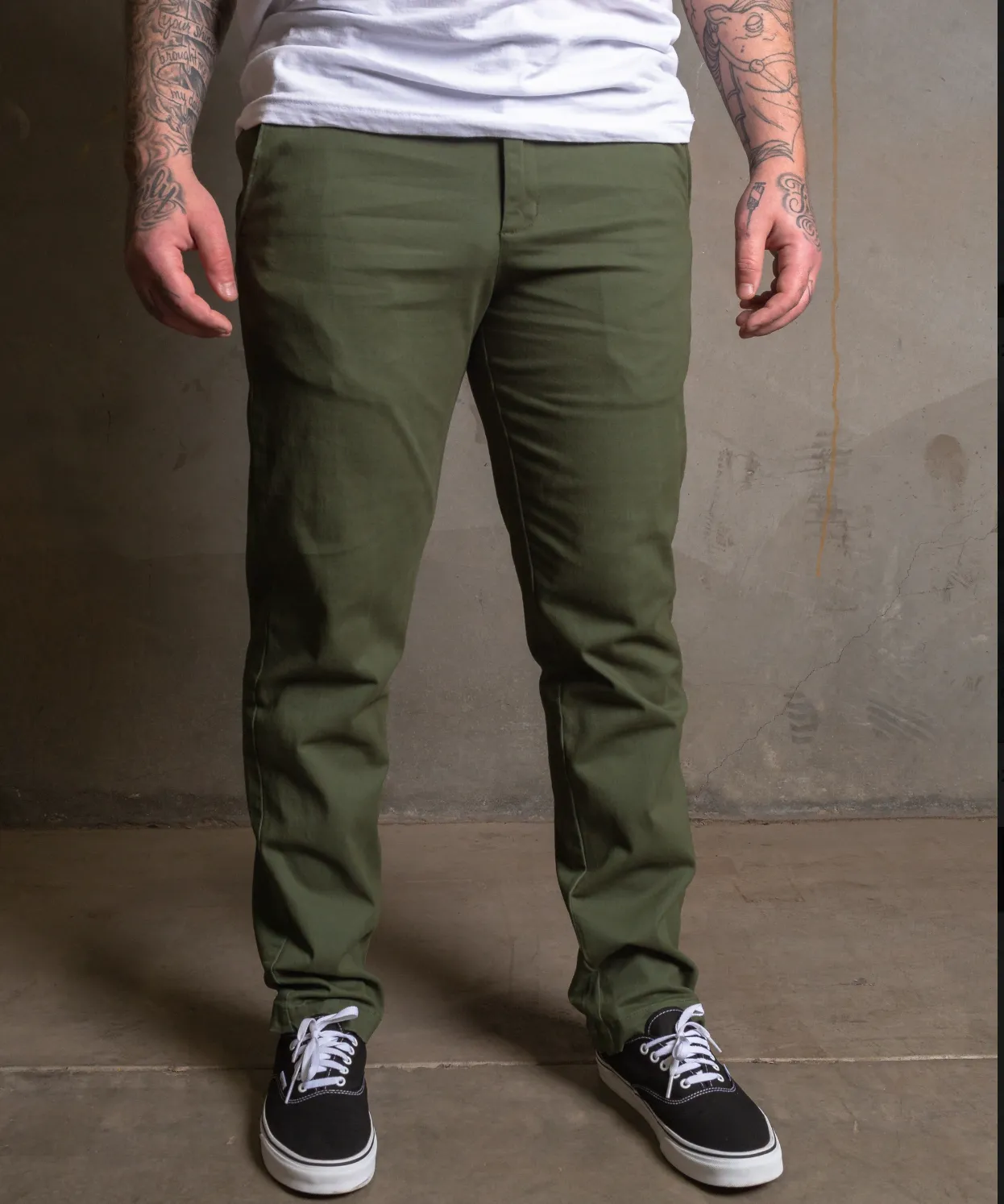 Chino Pants- OD Green