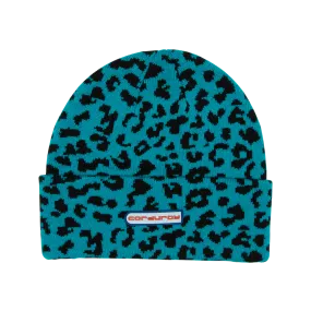 Corduroy Meow Beanie - Teal
