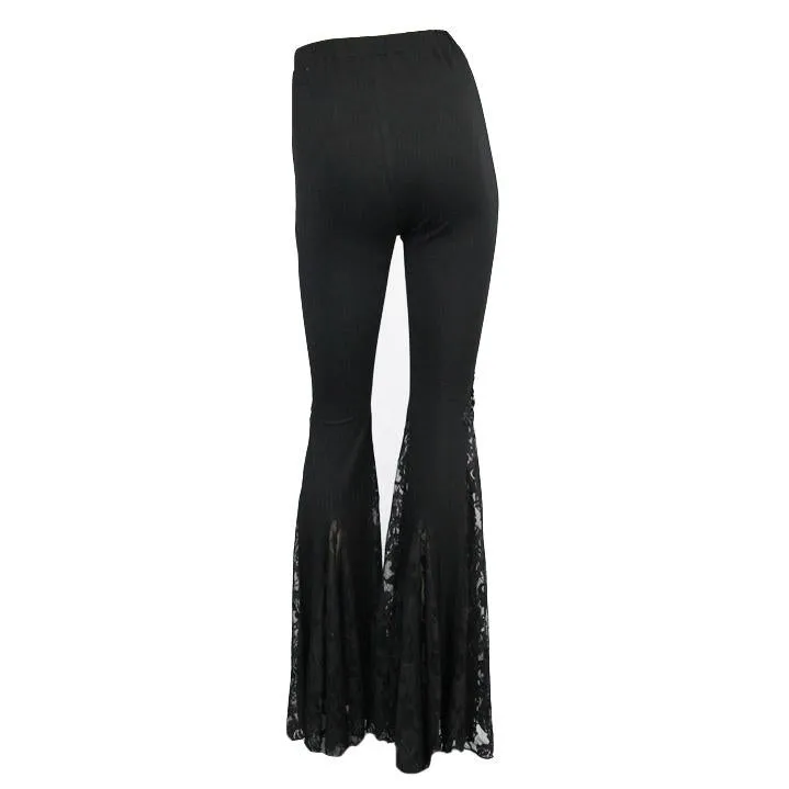 'Corrupted Mermaid' Gothic Bell Bottom Pants