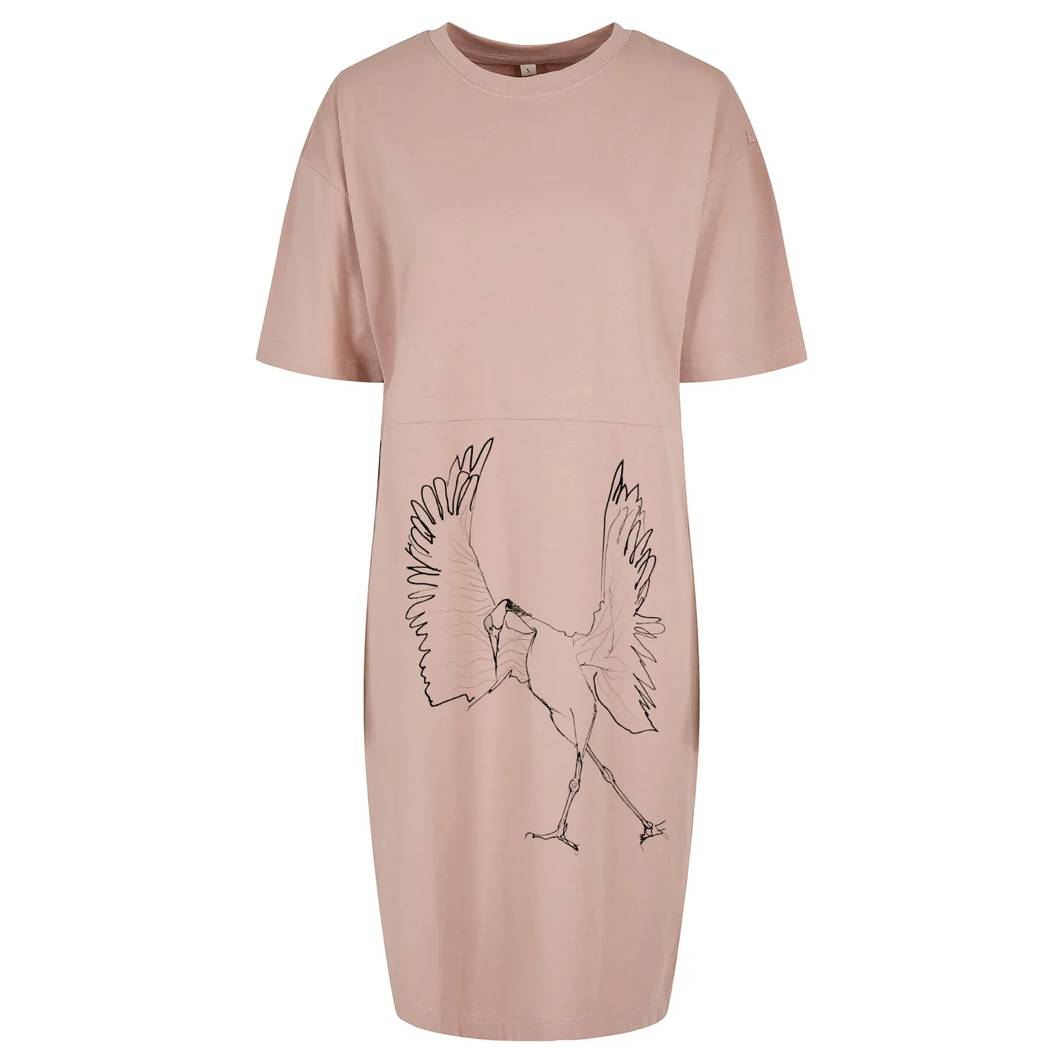 Crane oversized tee dress