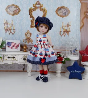 Freedom Cake - dress with boots for Ruby Red Fashion Friends doll