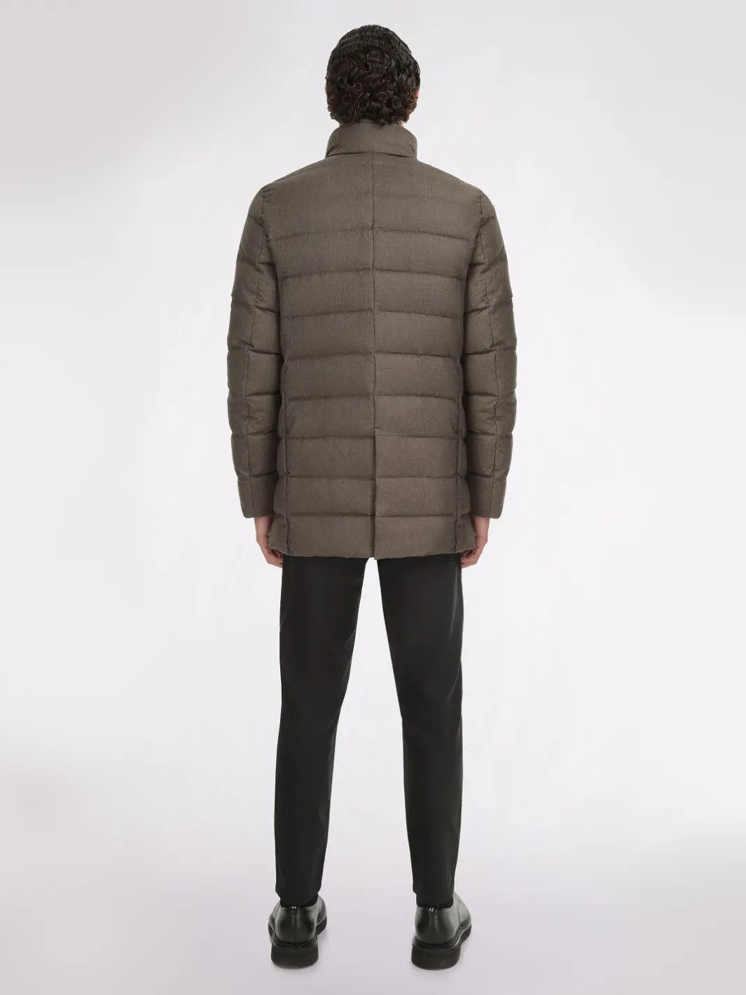 GARRETT WOOL COAT Brun