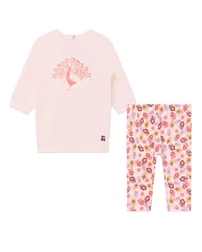 Girls Dress & Legging Set