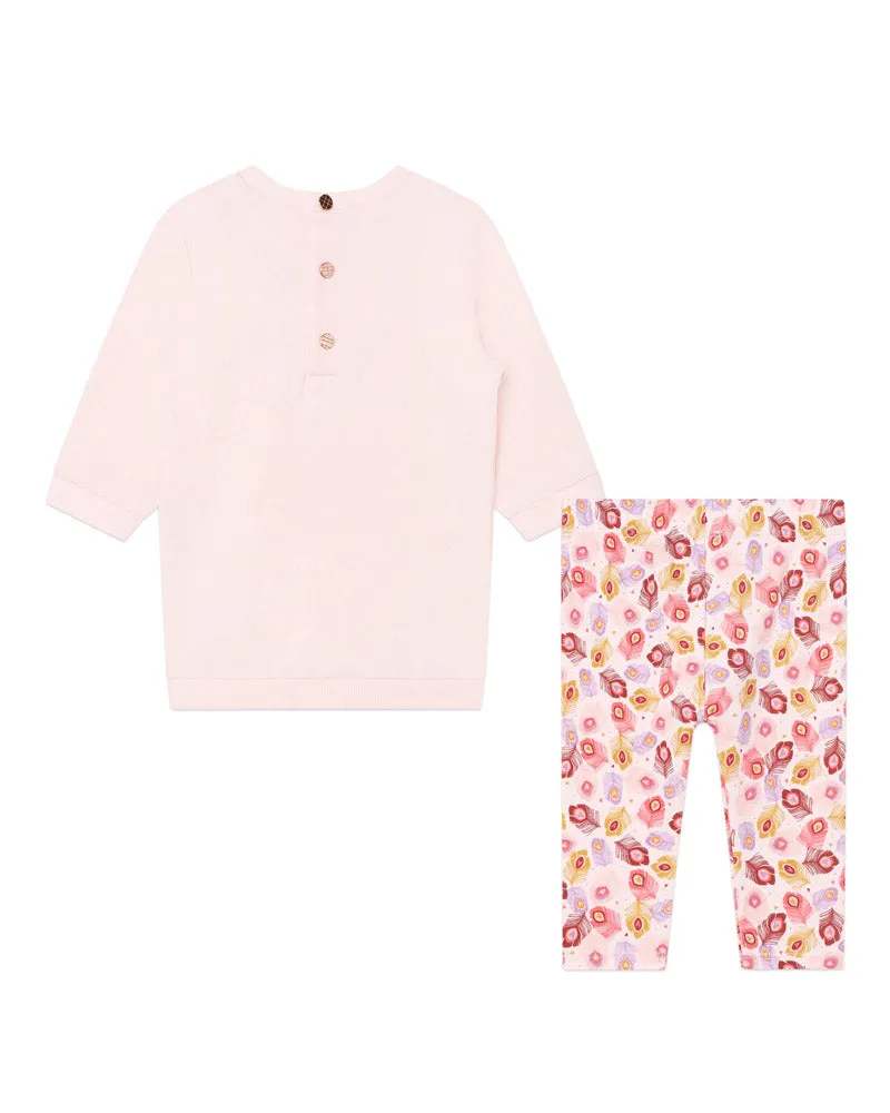 Girls Dress & Legging Set