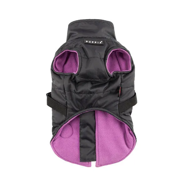 Harness Coat | Mountaineer Black & Purple