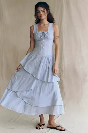 In My Dreams Midi - Pearl Blue