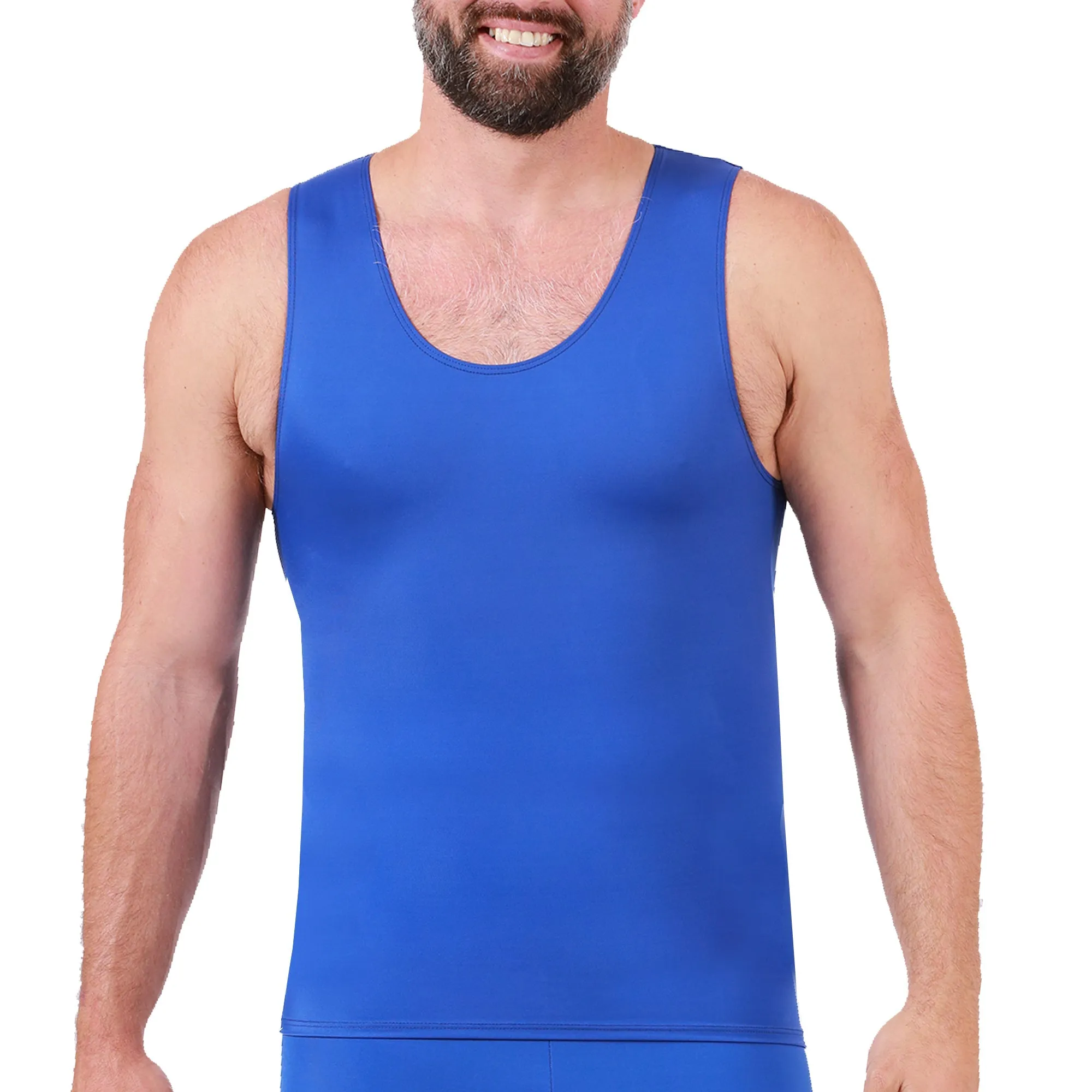 Insta Slim USA Big and Tall Compression Muscle Tank MA0001BT by InstantFigure - InstaSlim - InstantRecoveryMD