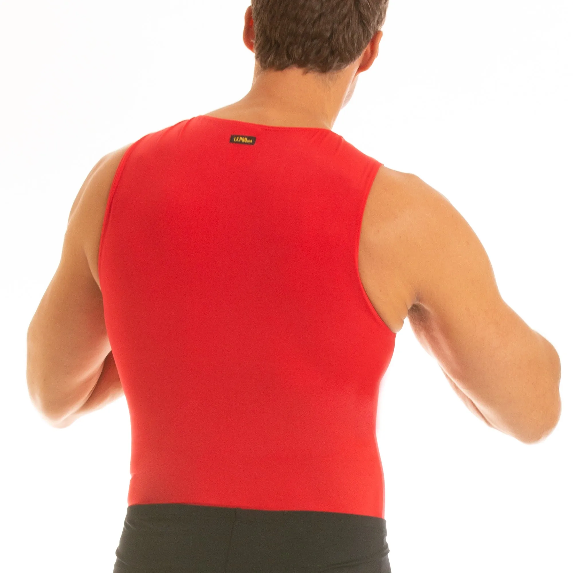 Insta Slim USA Big and Tall Compression Muscle Tank MA0001BT by InstantFigure - InstaSlim - InstantRecoveryMD