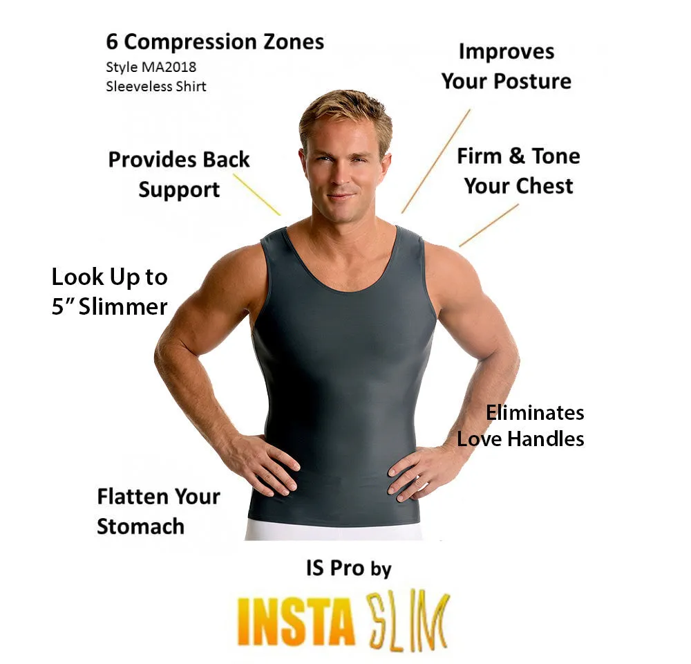 Insta Slim USA Big and Tall Compression Muscle Tank MA0001BT by InstantFigure - InstaSlim - InstantRecoveryMD