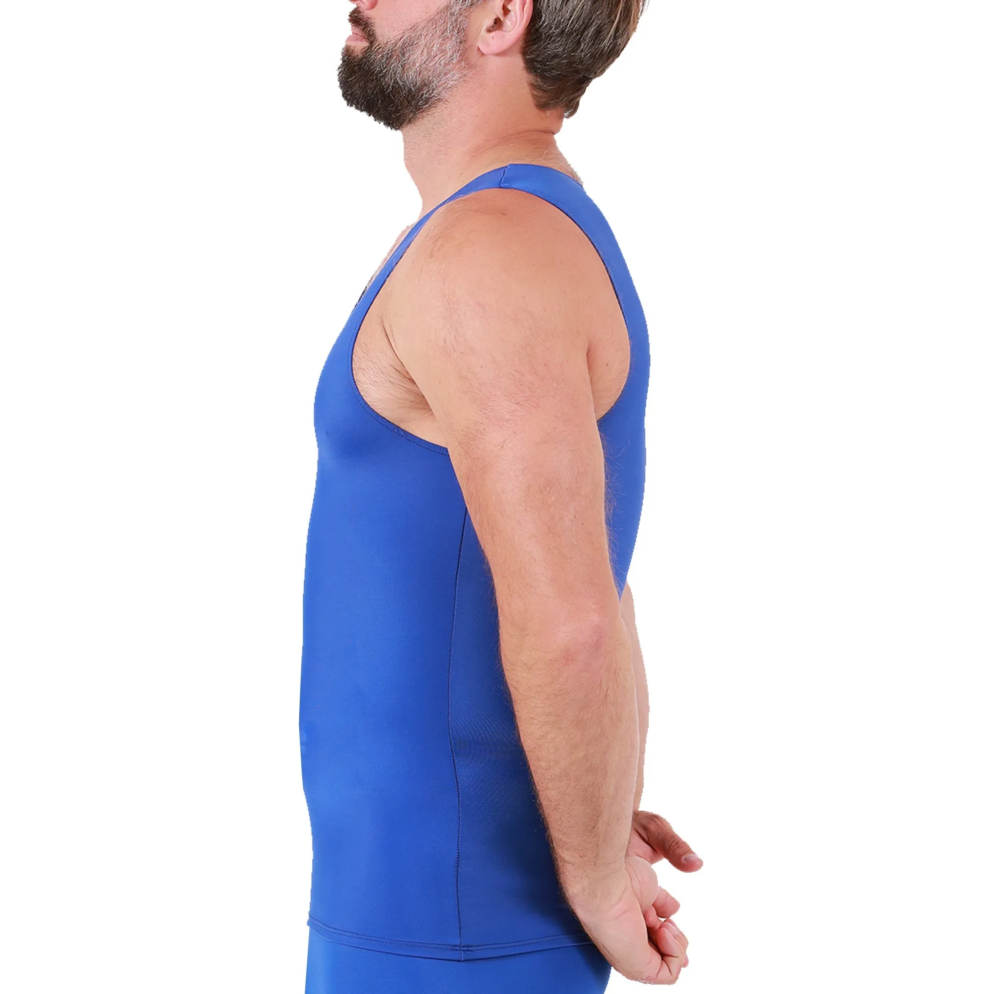 Insta Slim USA Big and Tall Compression Muscle Tank MA0001BT by InstantFigure - InstaSlim - InstantRecoveryMD