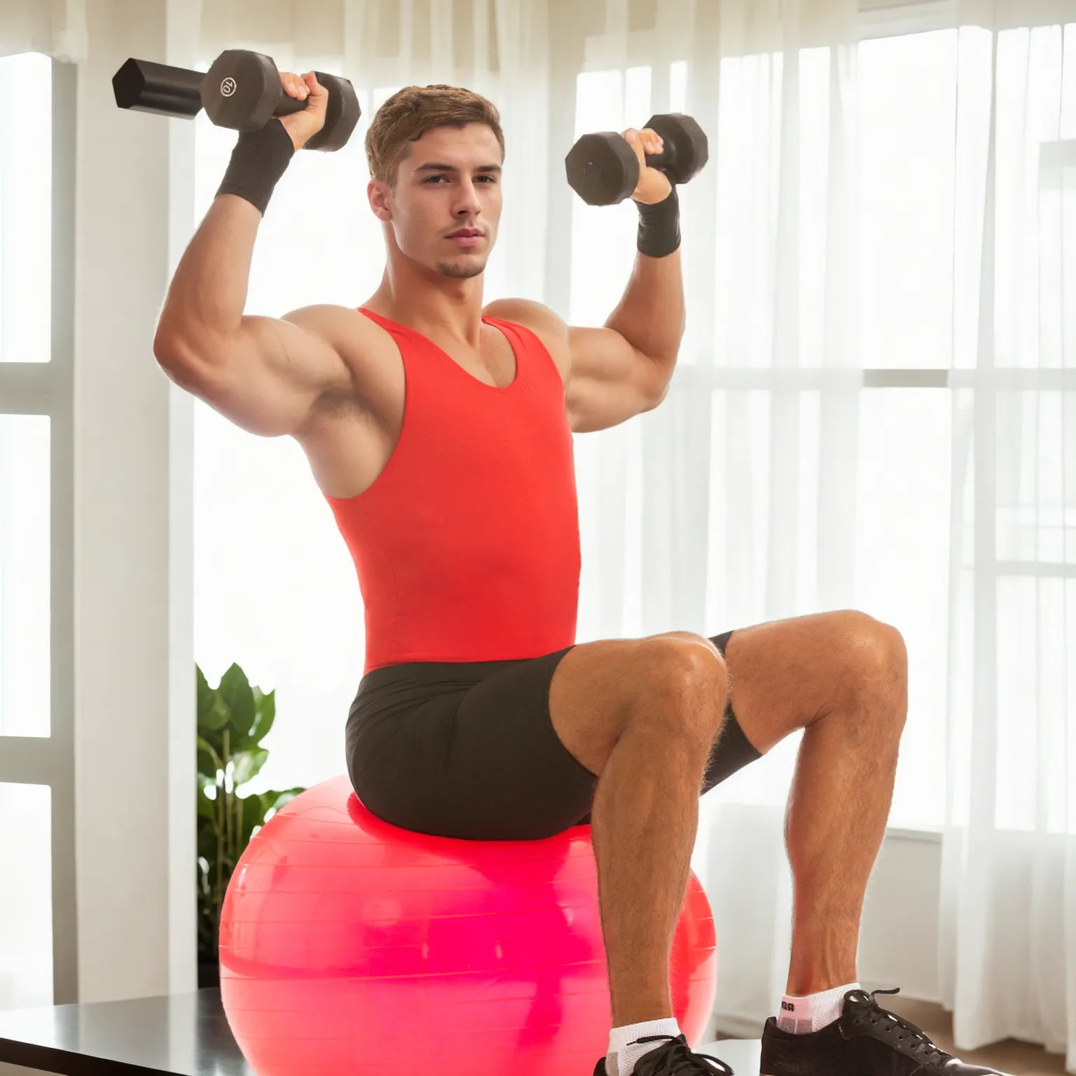 Insta Slim USA Big and Tall Compression Muscle Tank MA0001BT by InstantFigure - InstaSlim - InstantRecoveryMD