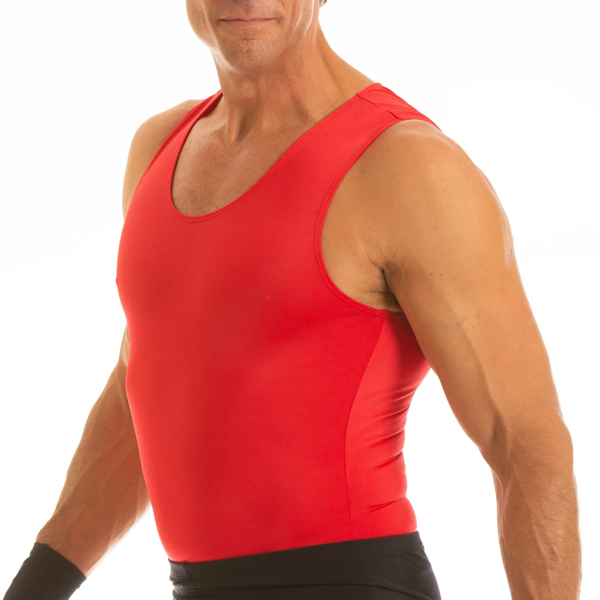 Insta Slim USA Big and Tall Compression Muscle Tank MA0001BT by InstantFigure - InstaSlim - InstantRecoveryMD