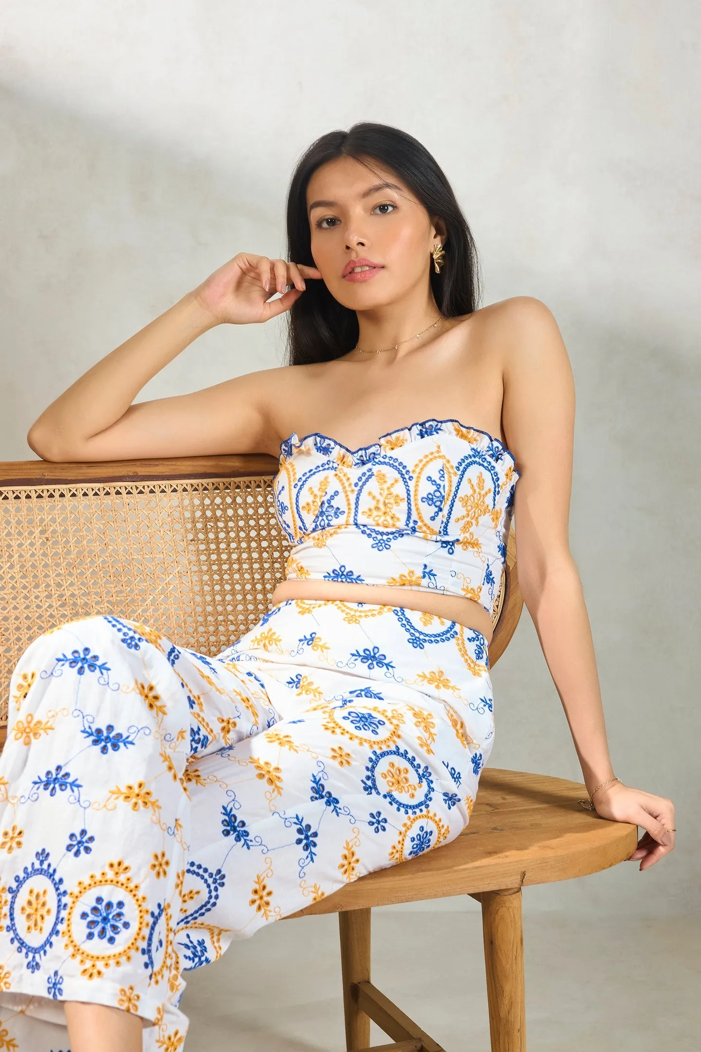Katy Top| Broderie Anglais Bandeau