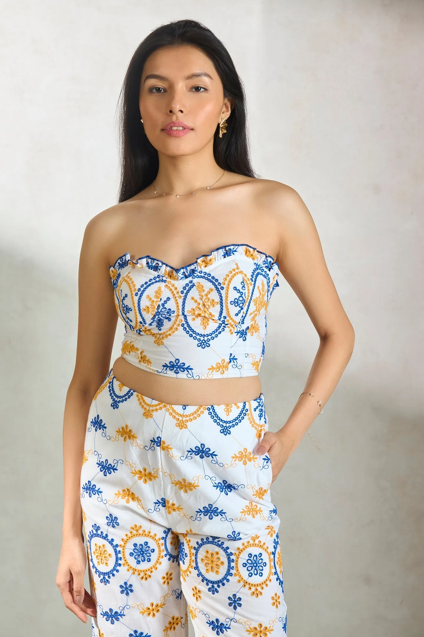Katy Top| Broderie Anglais Bandeau