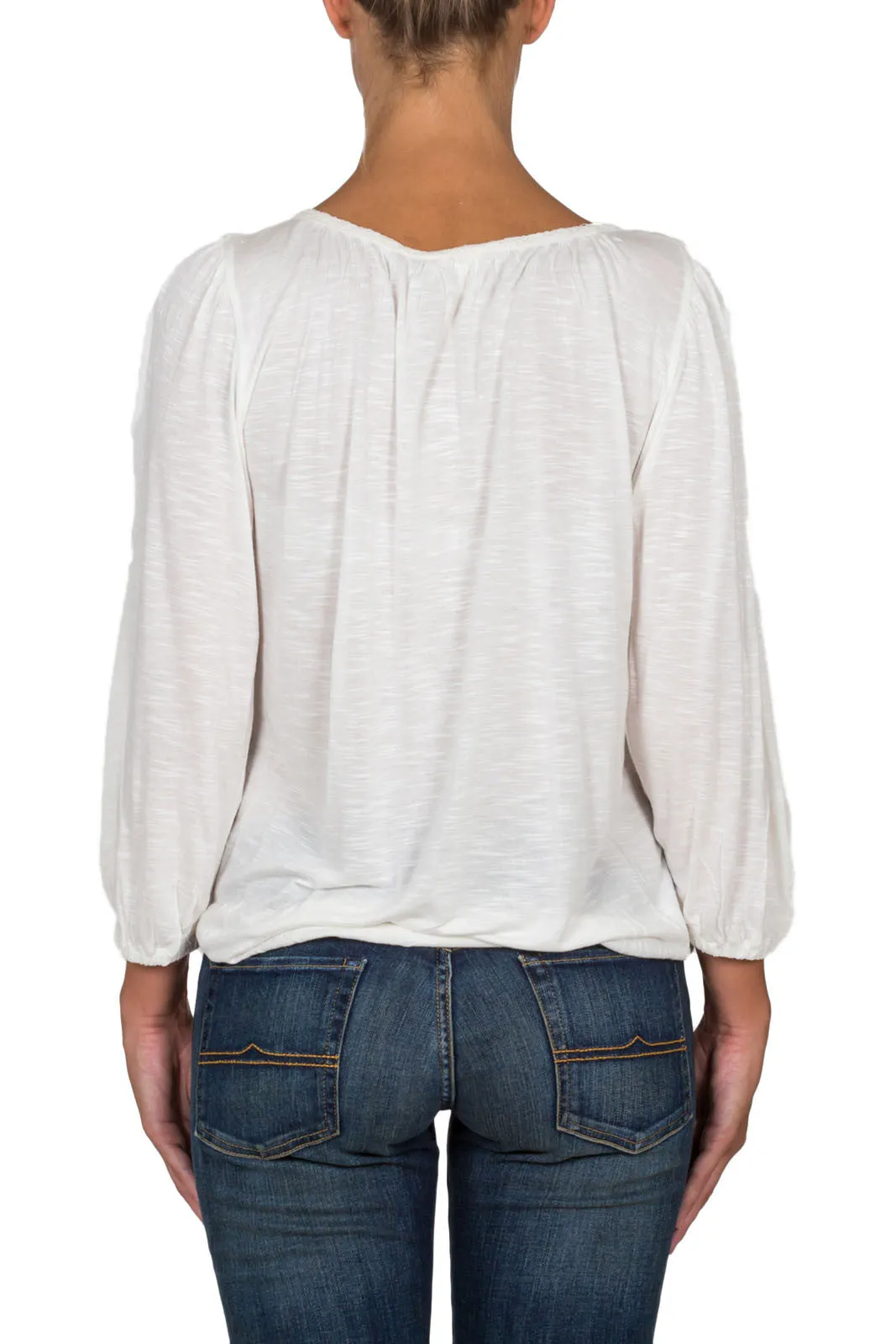 Lace Bib Jersey Top