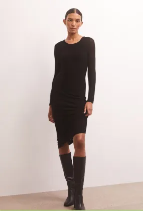 Liza Sweater Mesh Midi Dress