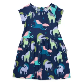 Minti Dancing Unicorns Woven Dress