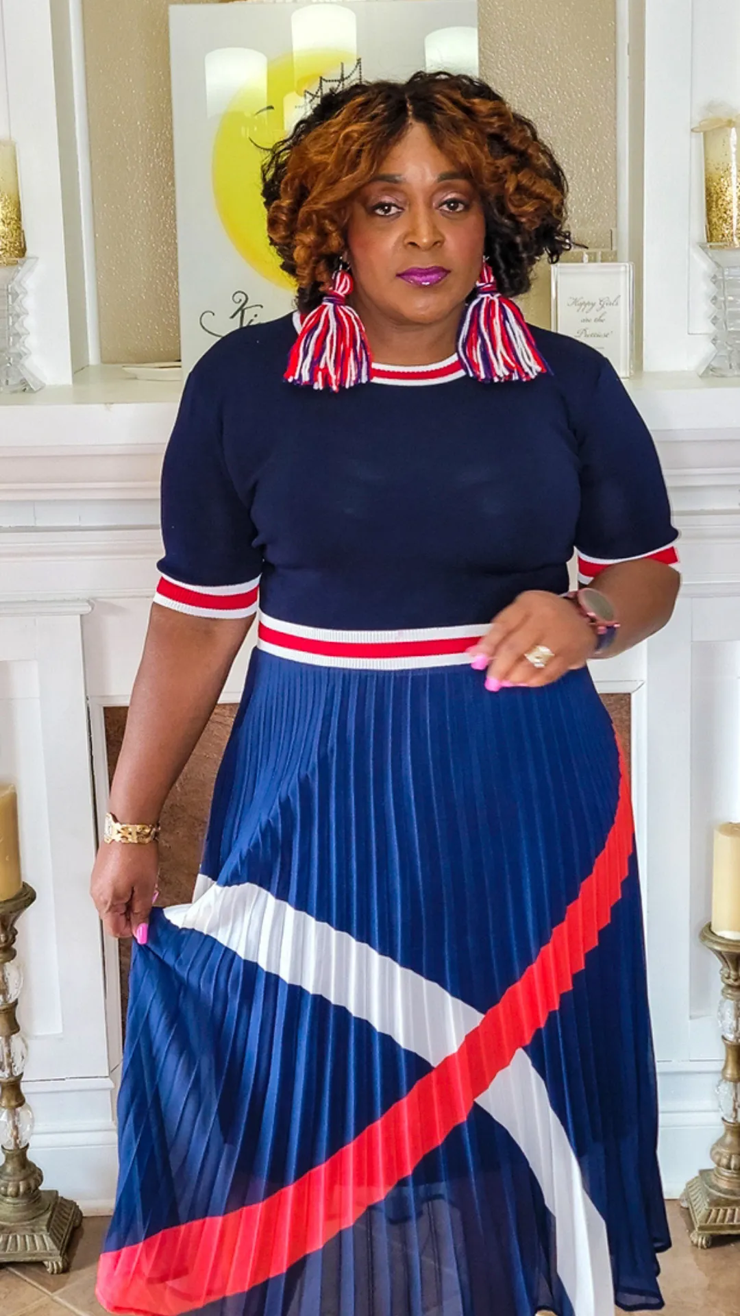 More Swirls Here Women Dress - Navy | Review Description & Return Policy