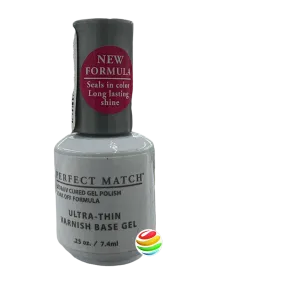 Perfect Match Ultra Thin Varnish Base Gel .25 oz.