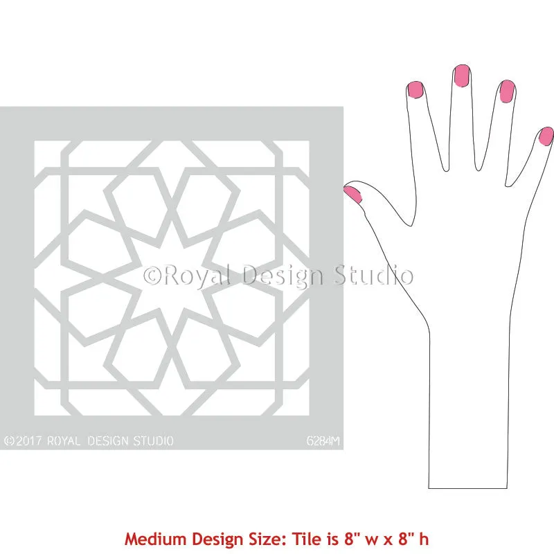 Rabat Tile Stencil