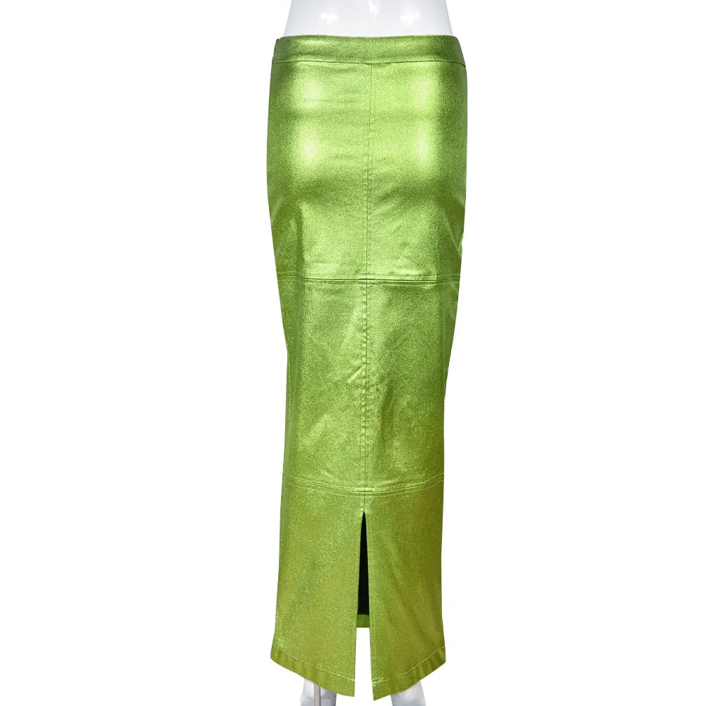 Runway Maxi Split Skirt