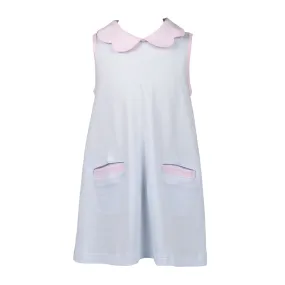 Scallop Pima Knit Dress
