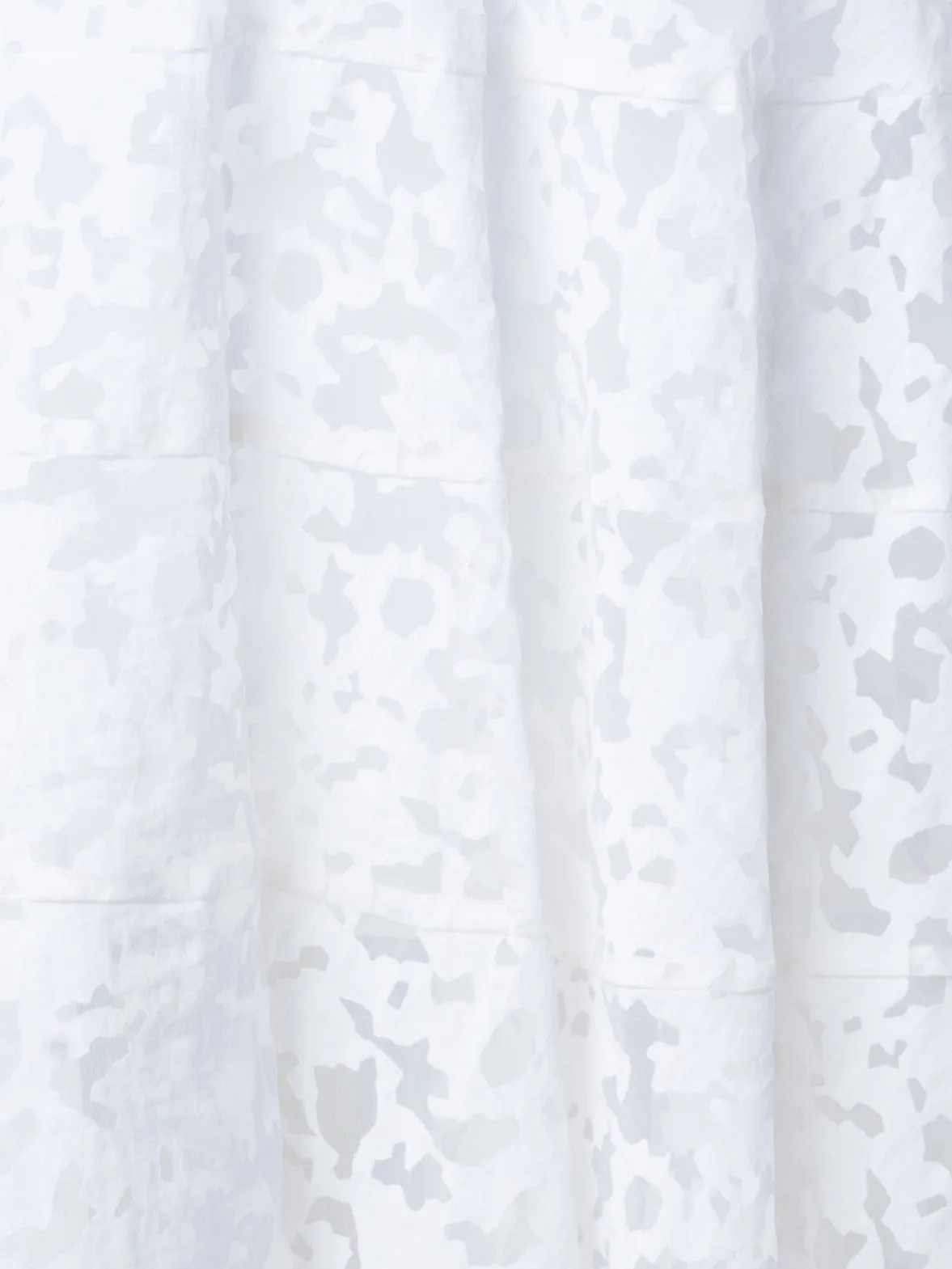 Semi-Sheer Kaleidoscope Organzino Midi Dress