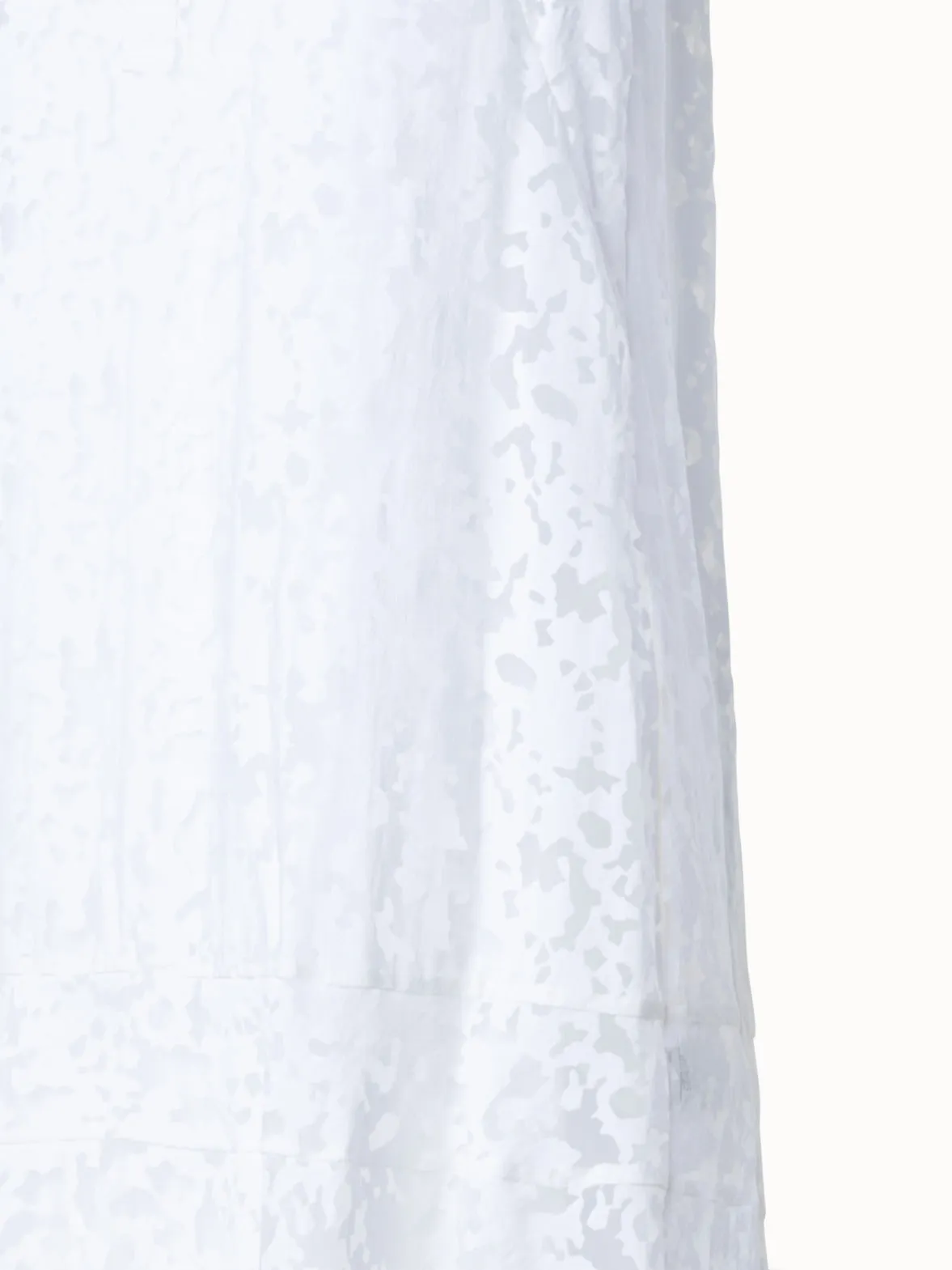 Semi-Sheer Kaleidoscope Organzino Midi Dress