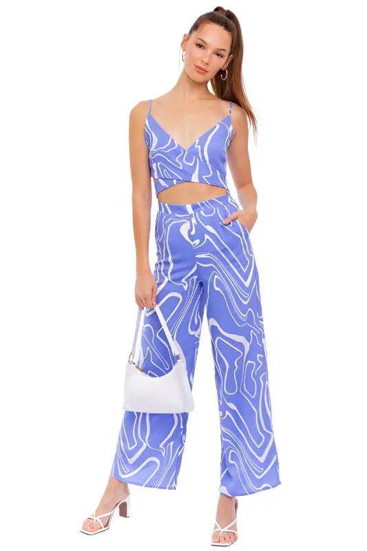 Surplice Crop Top