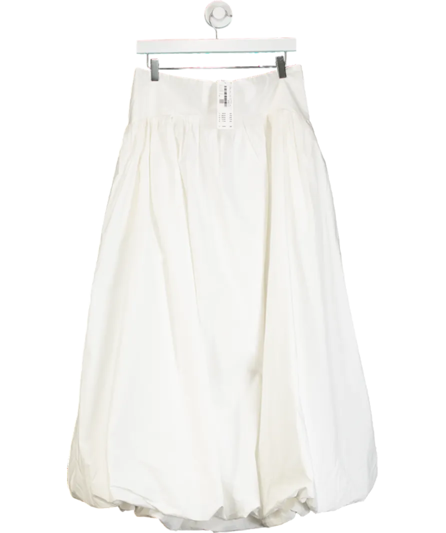 Urban Outfitters White Mindi Bubble Maxi Skirt UK XL