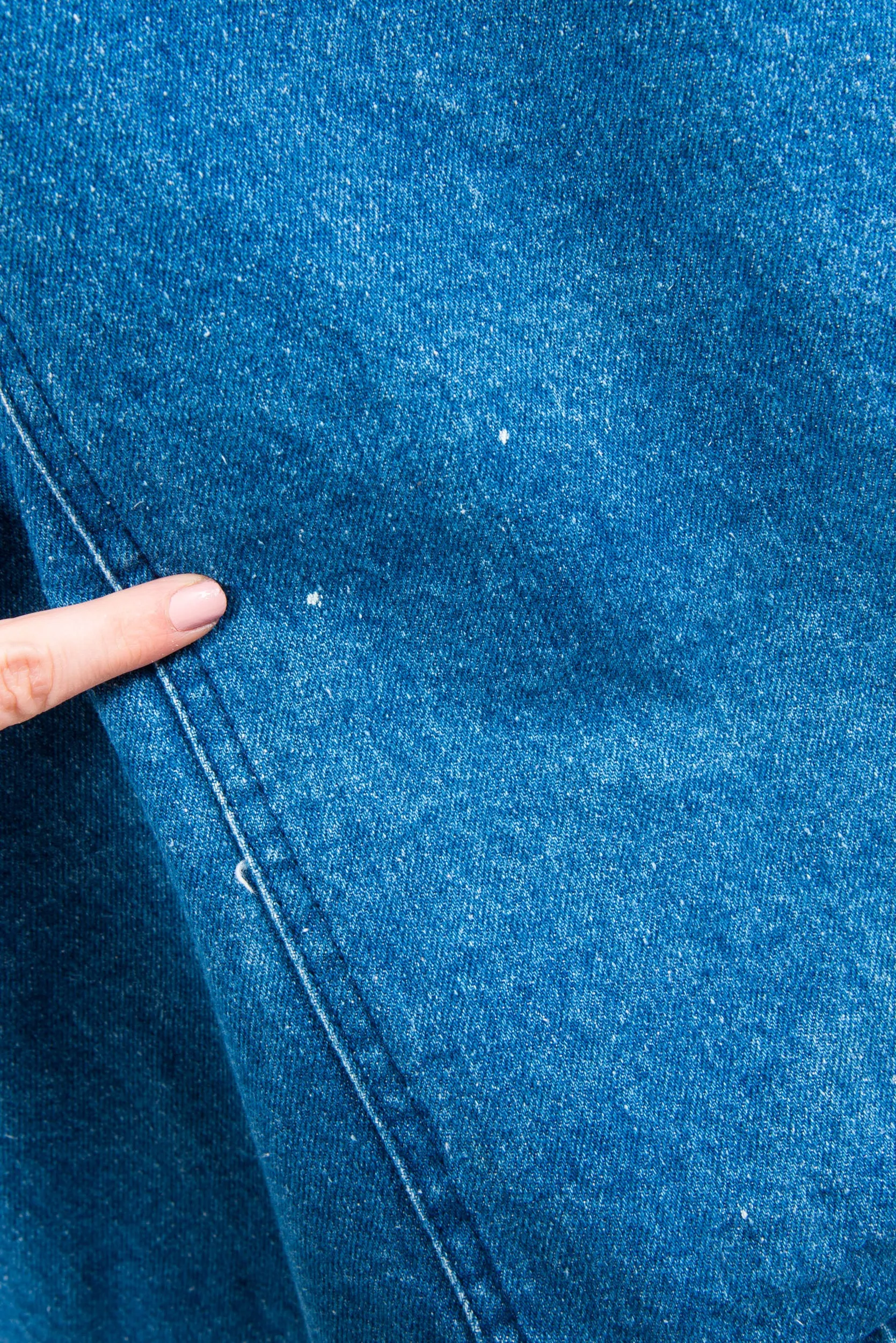 Vintage 90's Lined Denim Bomber Jacket